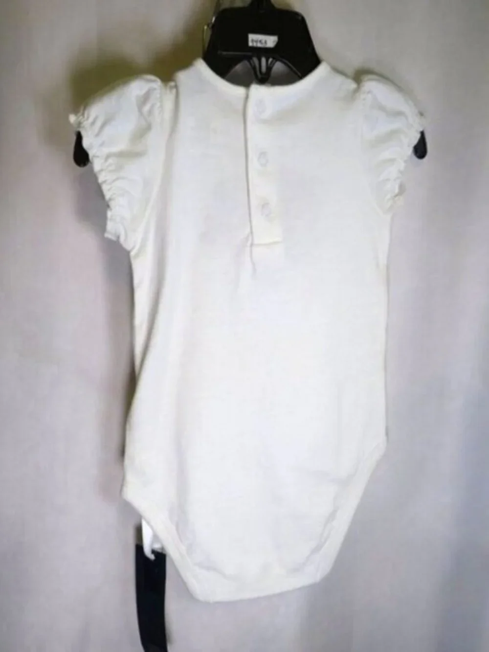 Jumping Beans Embroidered Happy 4th of July Bodysuit Baby Girl Size 6M Patriotic